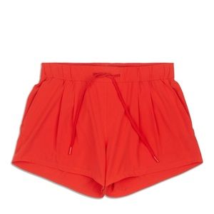 Lululemon Red Stroll At Sundown Short